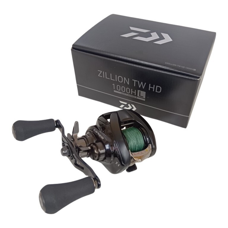 Daiwa 22 Zillion TWHD1000HL Baitcasting Reel, Used, Boxed,#AB Condition