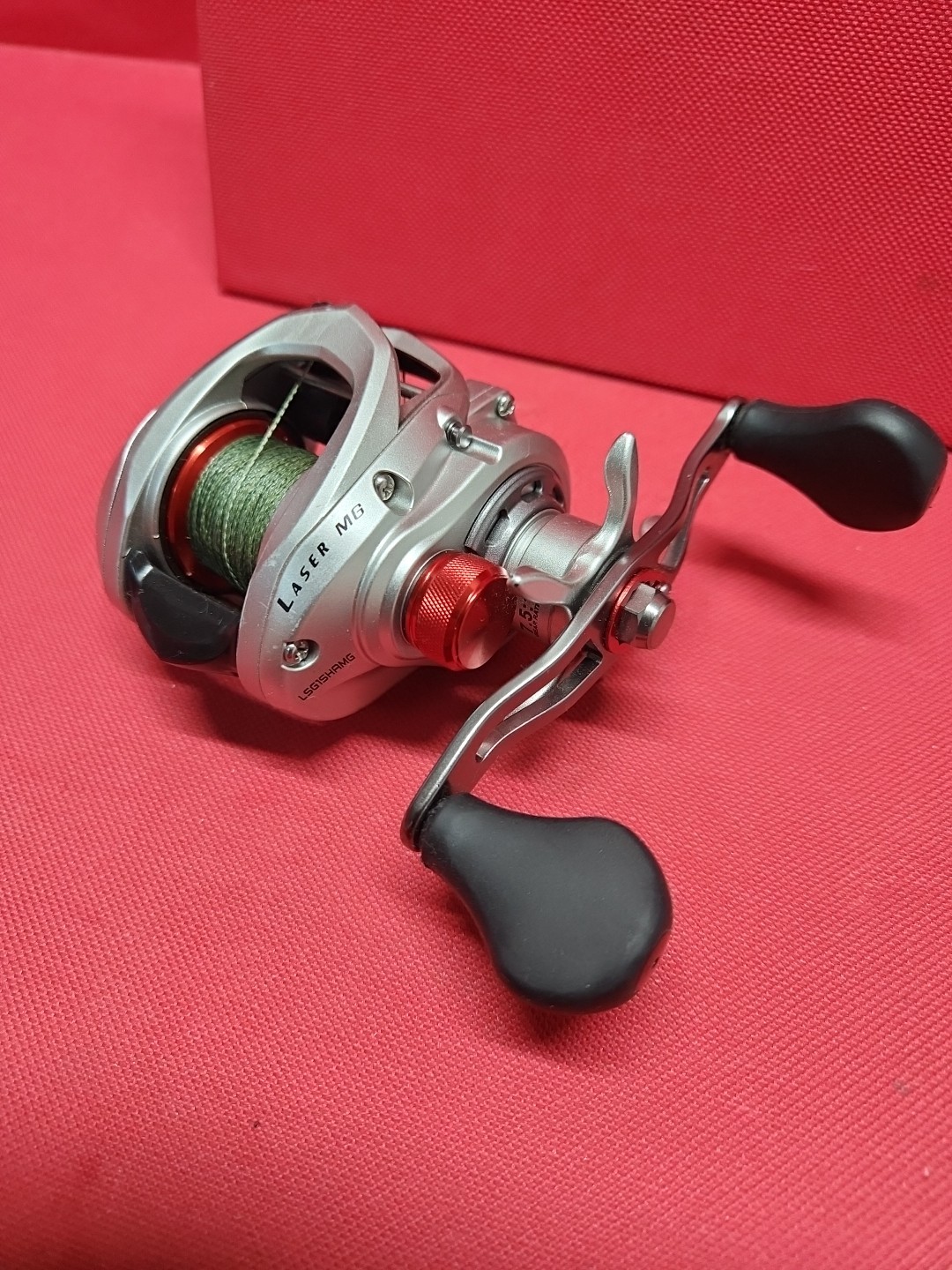 LEW’S 7.5:1 LSG1SHAMG Laser MG Speed Spool SLP 8 Bearing Baitcast Reel Terrific!