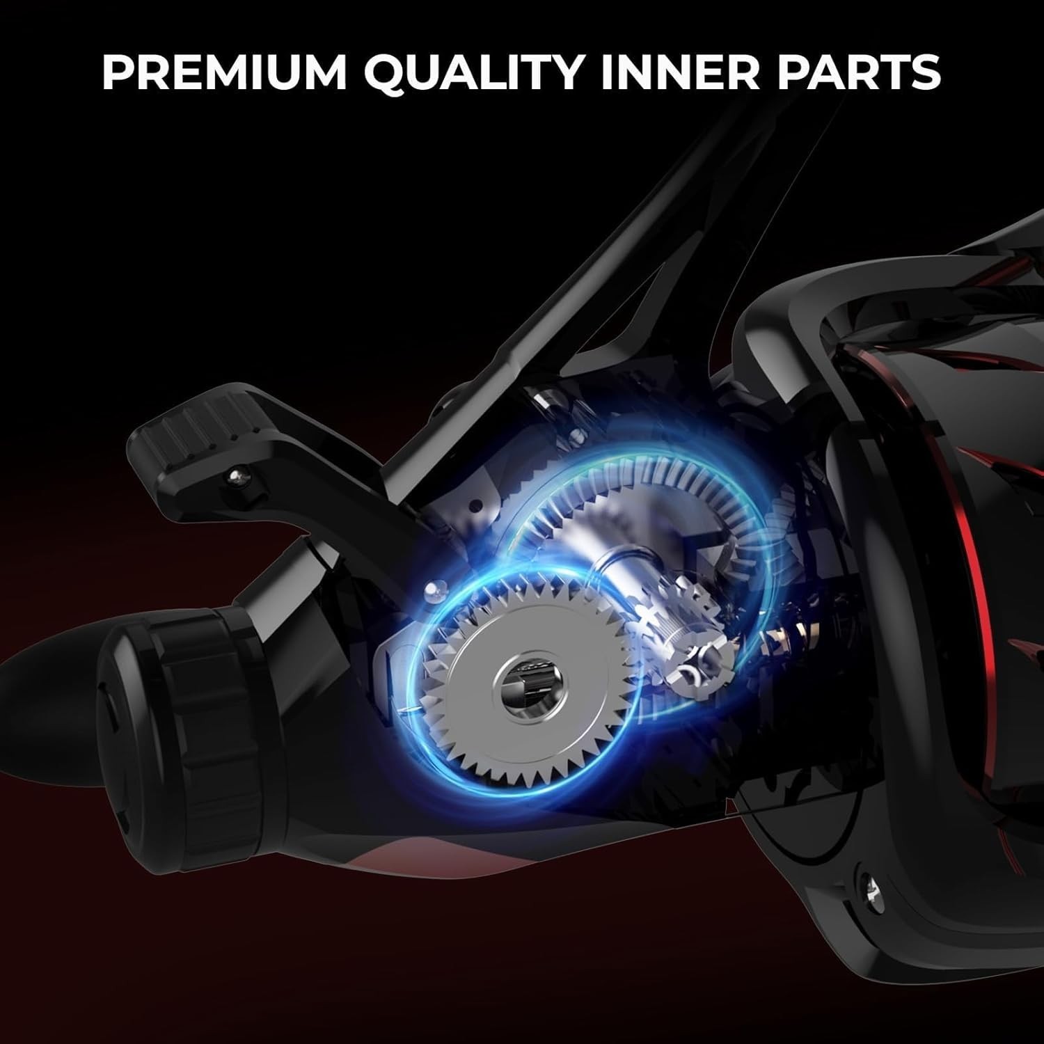 Sharky Baitfeeder III Spinning Reel 5000 – 10+1 Ball Bearings, 39.5 lbs Drag
