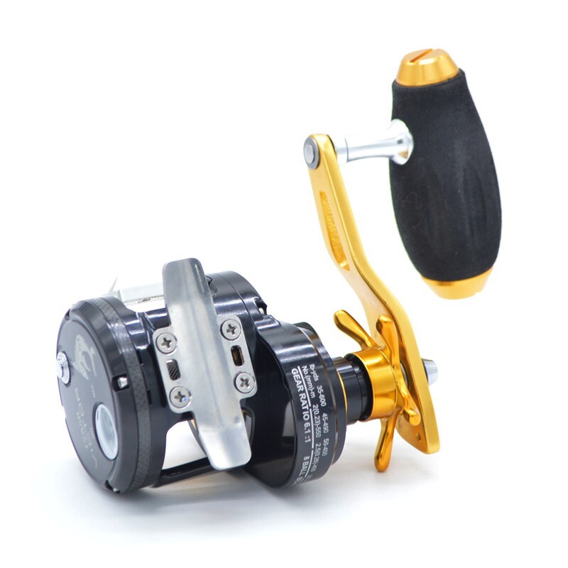 Jigging Fishing Reel High Speed 6.1:1 Magnetic Cast Control System 33LB Max Drag