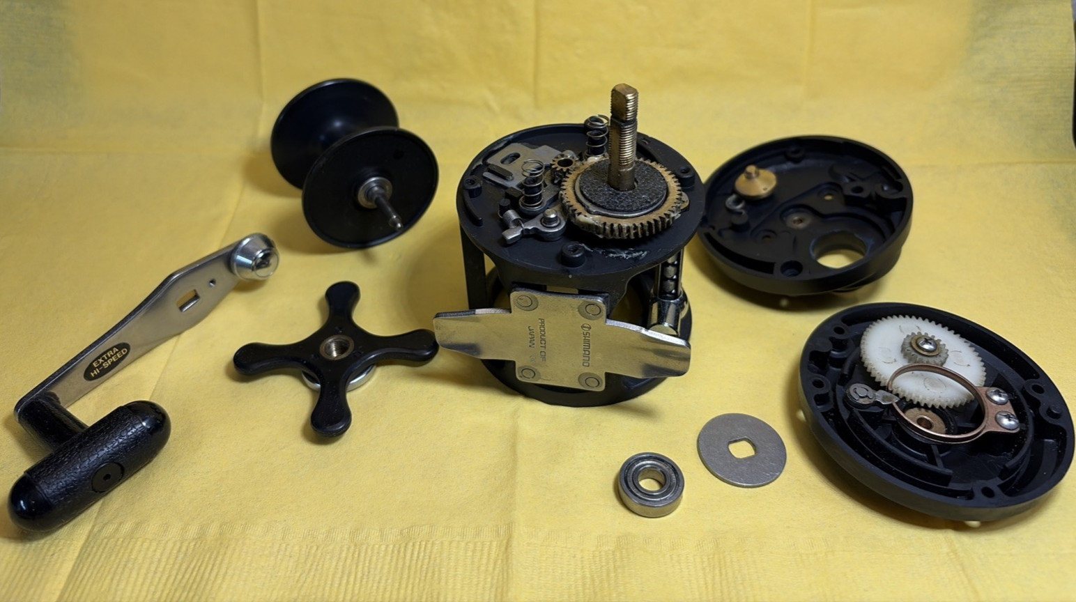 Shimano Triton TR 100GT Catfish Fishing Reel Fresh Service Carbontex Drag Nice