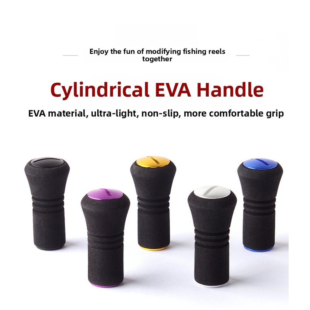 For Casting Reel Waterdrop Handle Grip Ball EVA Material Lightweight Design
