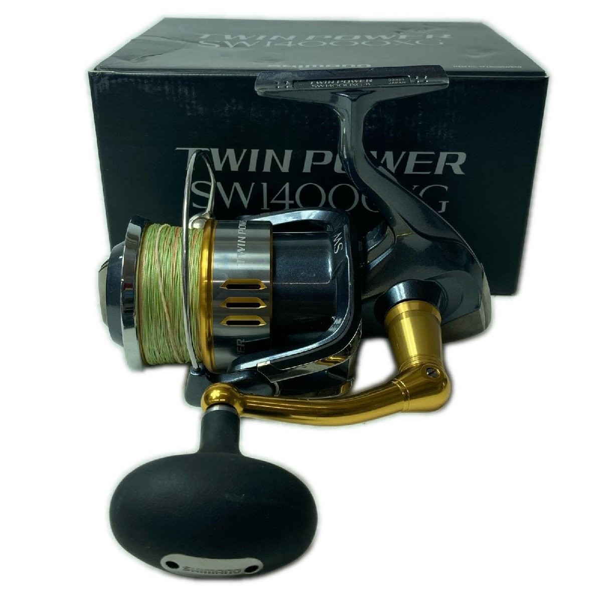 Shimano 15 TWIN POWER SW 14000XG Left Right 6.2:1 Spinning Fishing Reel #0001