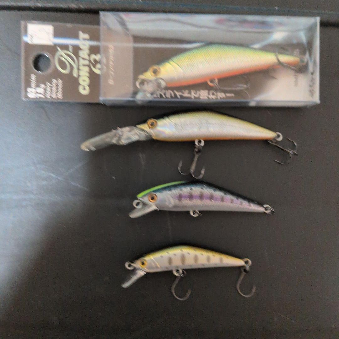 Smith D Contact Direct Compact Fishing Lure Set of 4 Minnow Tackle Japan
