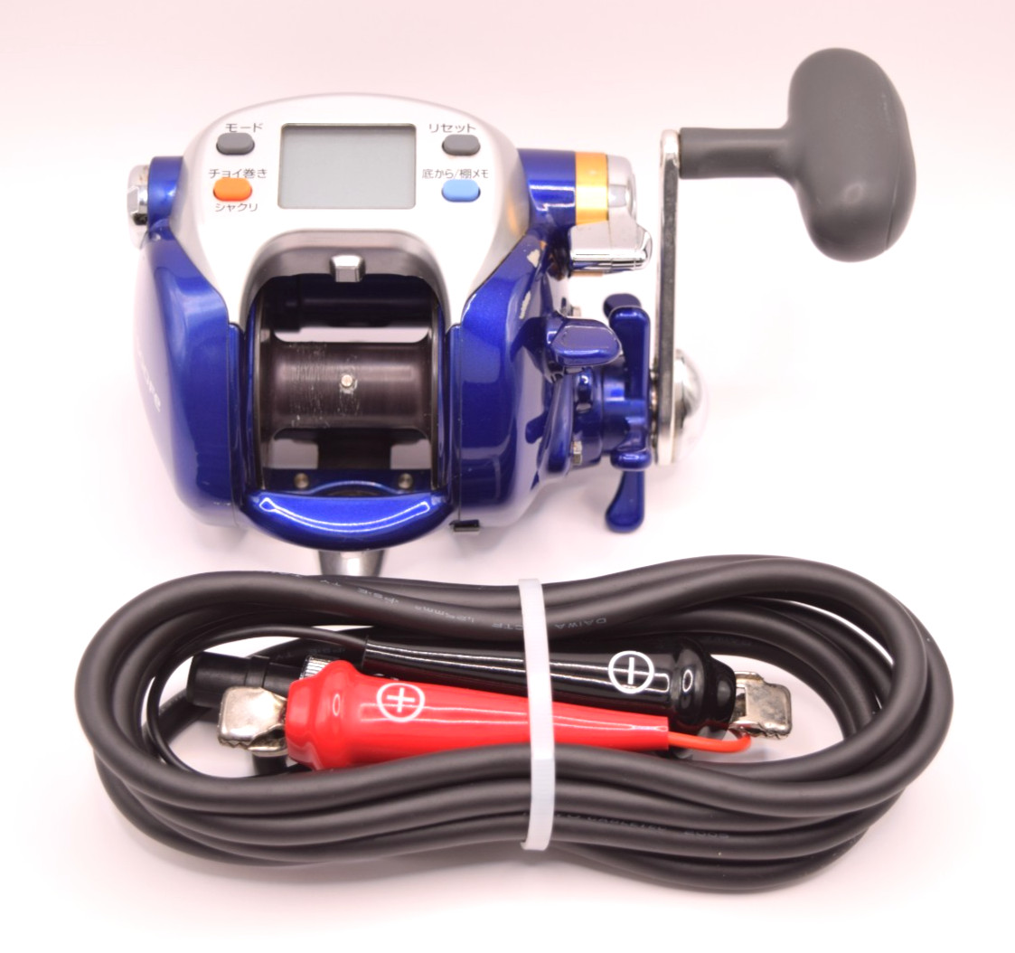 [Exc+++] Daiwa Hyper Tanacom 500Fe Fishing Reel w/ Power cord &English manual