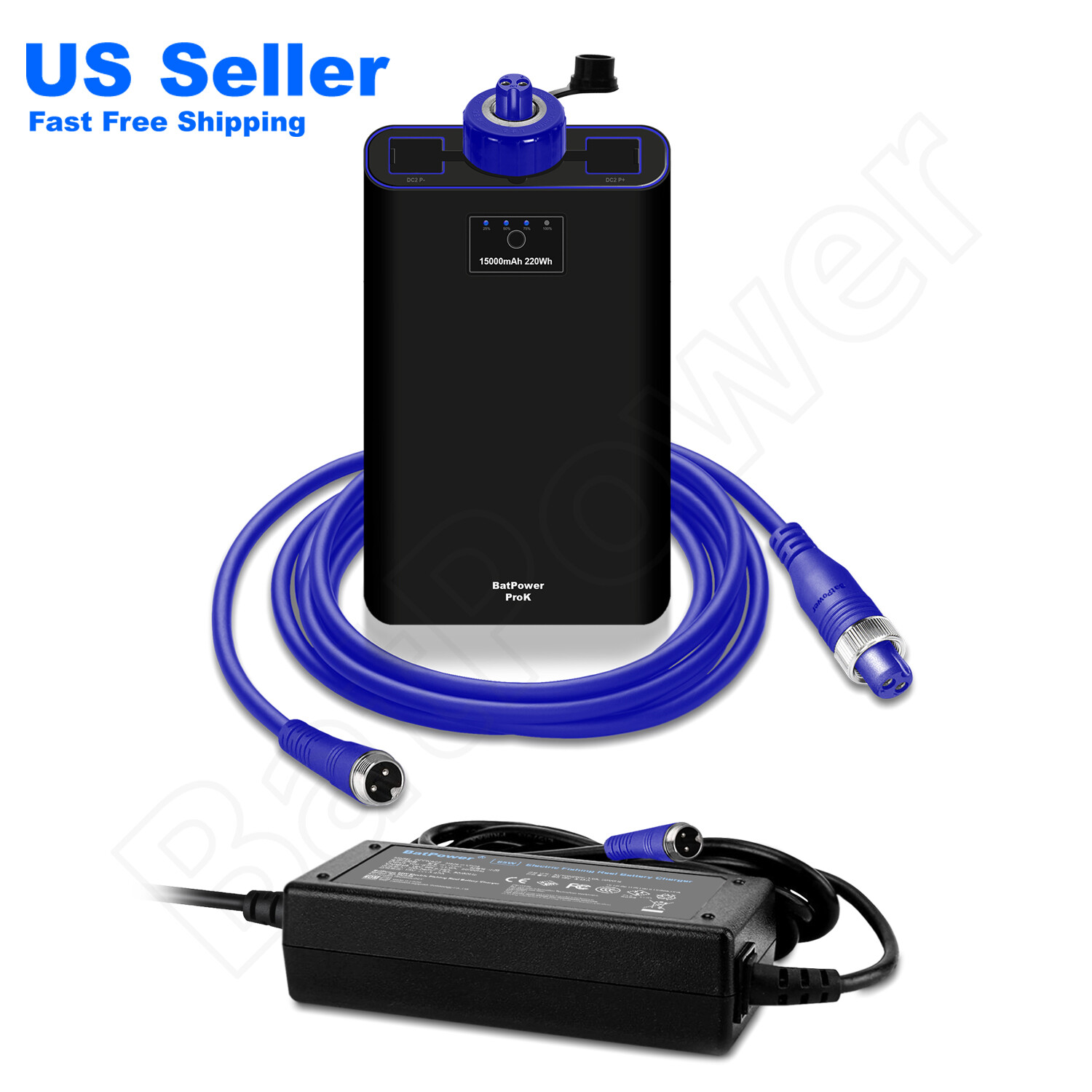 Banax Kaigen electric fishing reel replacement battery 7800mAh-15000mAh