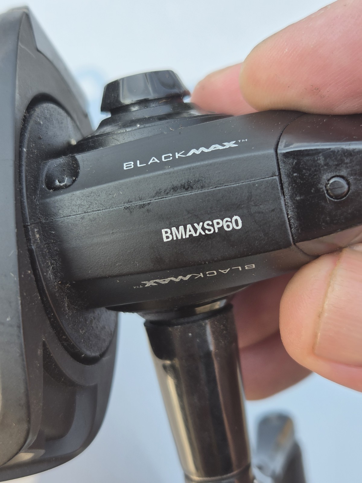 Abu Garcia Black Max 60 BMAXSP60 Open Face Fishing Reel With 50 Pound Test Line