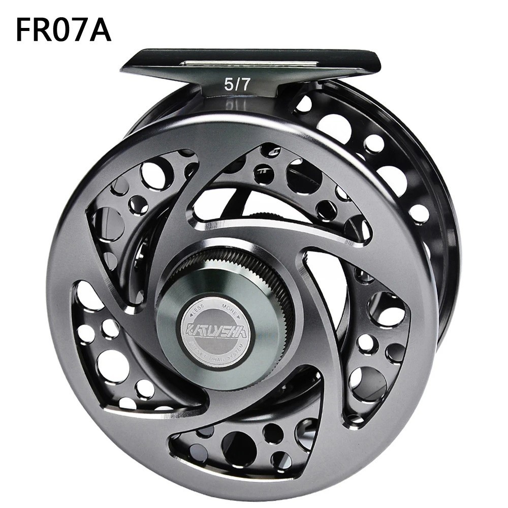 Fly Fishing Reel 5/7 7/9 9/10 WT 2+1BB Aluminum CNC Machine Fishing Fly Wheel R7