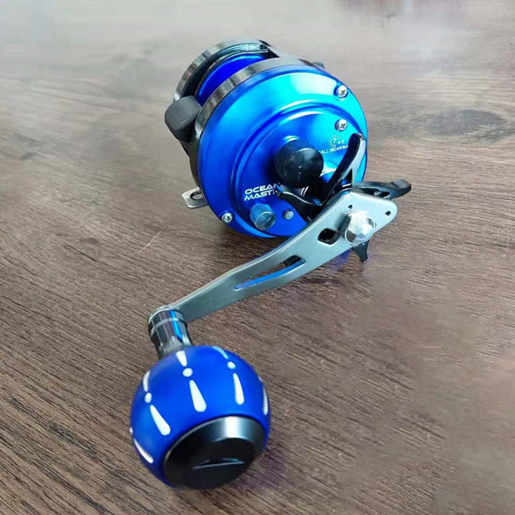 TwinFish Trolling Reel Saltwater Round Jigging Fishing Reel Right Left Hand OC20