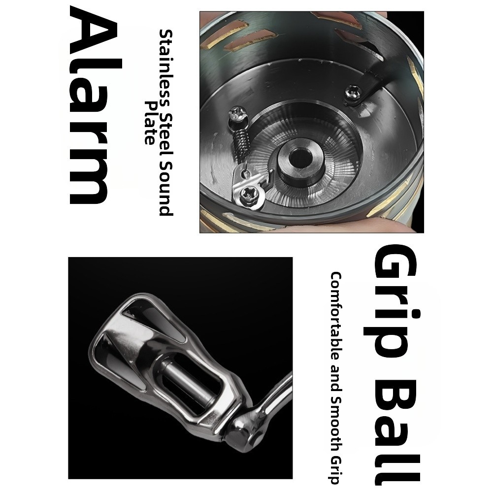 Anti Backlash Fixed Spool Reel Metal Body Double Crank Handle OK1000-OK7000