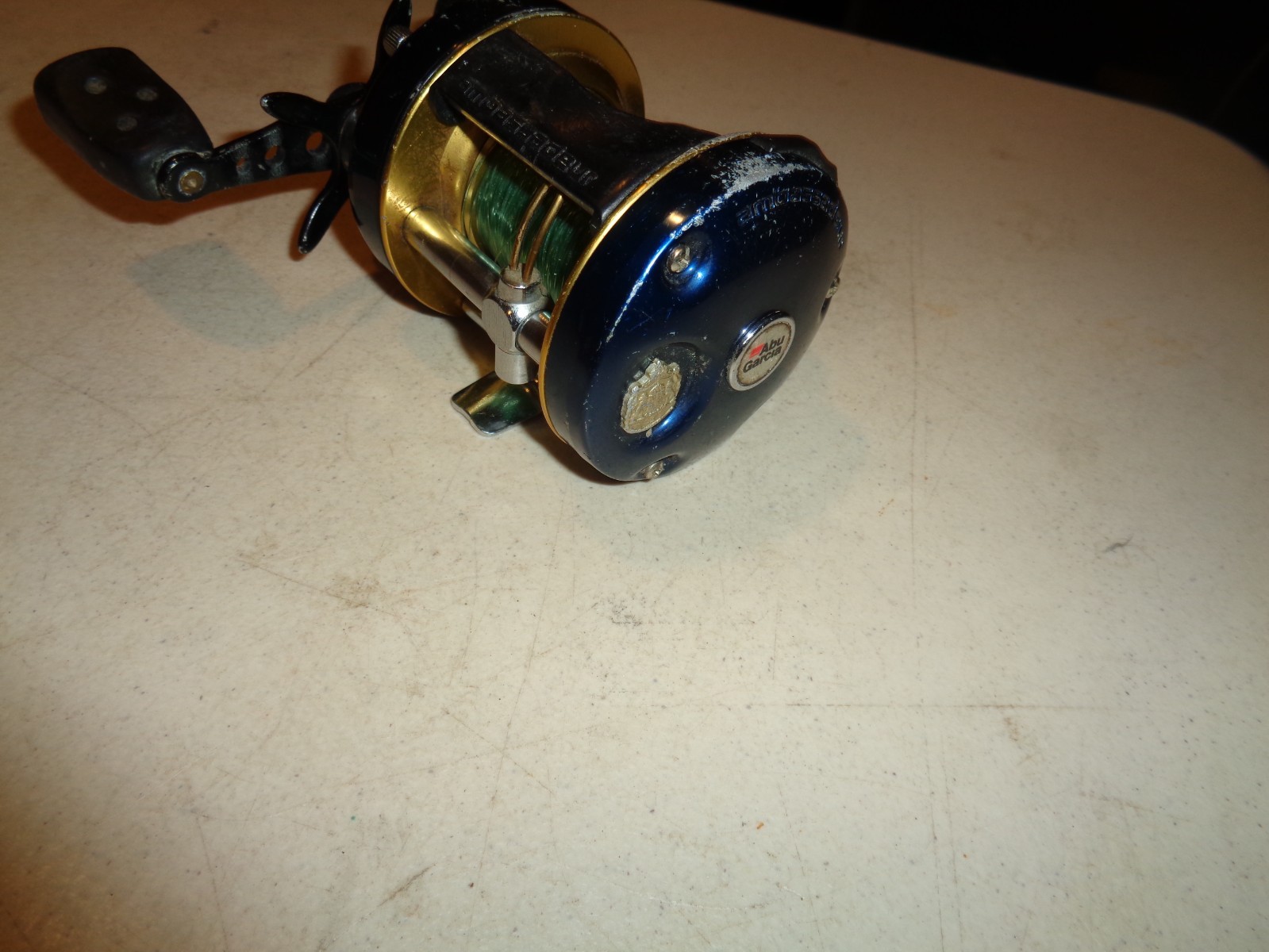 Abu Garcia Ambassadeur 6600 C4 Baitcasting Fishing Reel, Blue, RH. Sweden