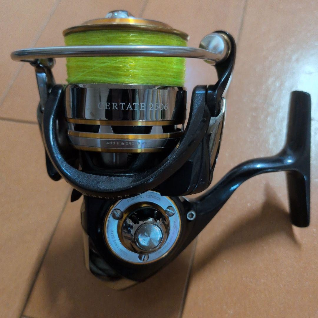 Daiwa CERTATE 2506 Spinning Reel Used Abs II Structure Good Condition