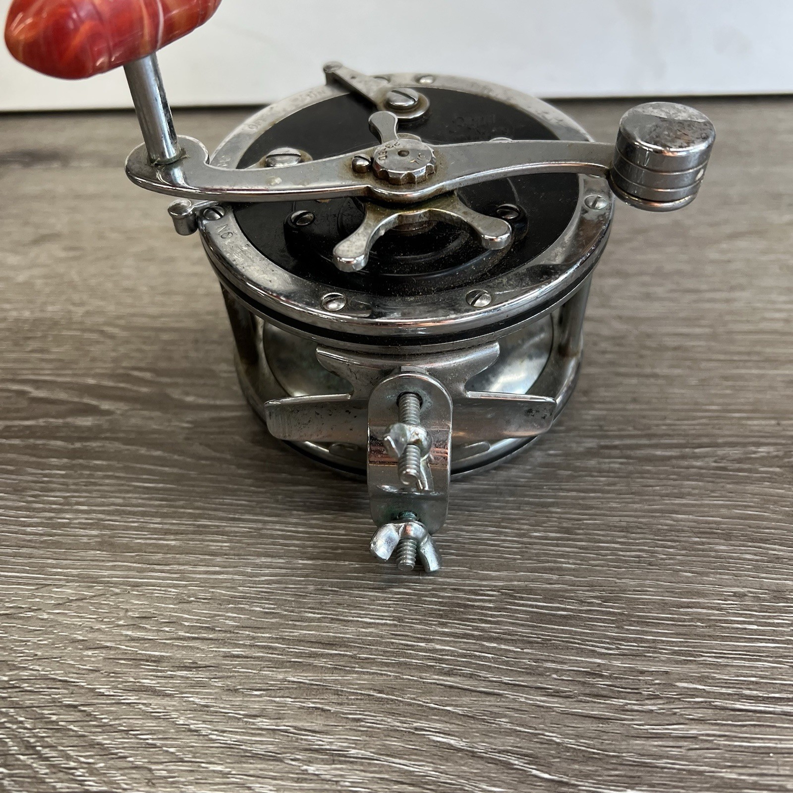 Vintage PENN No. 49 Deep Sea Mariner Saltwater Fishing Reel – Red Handle