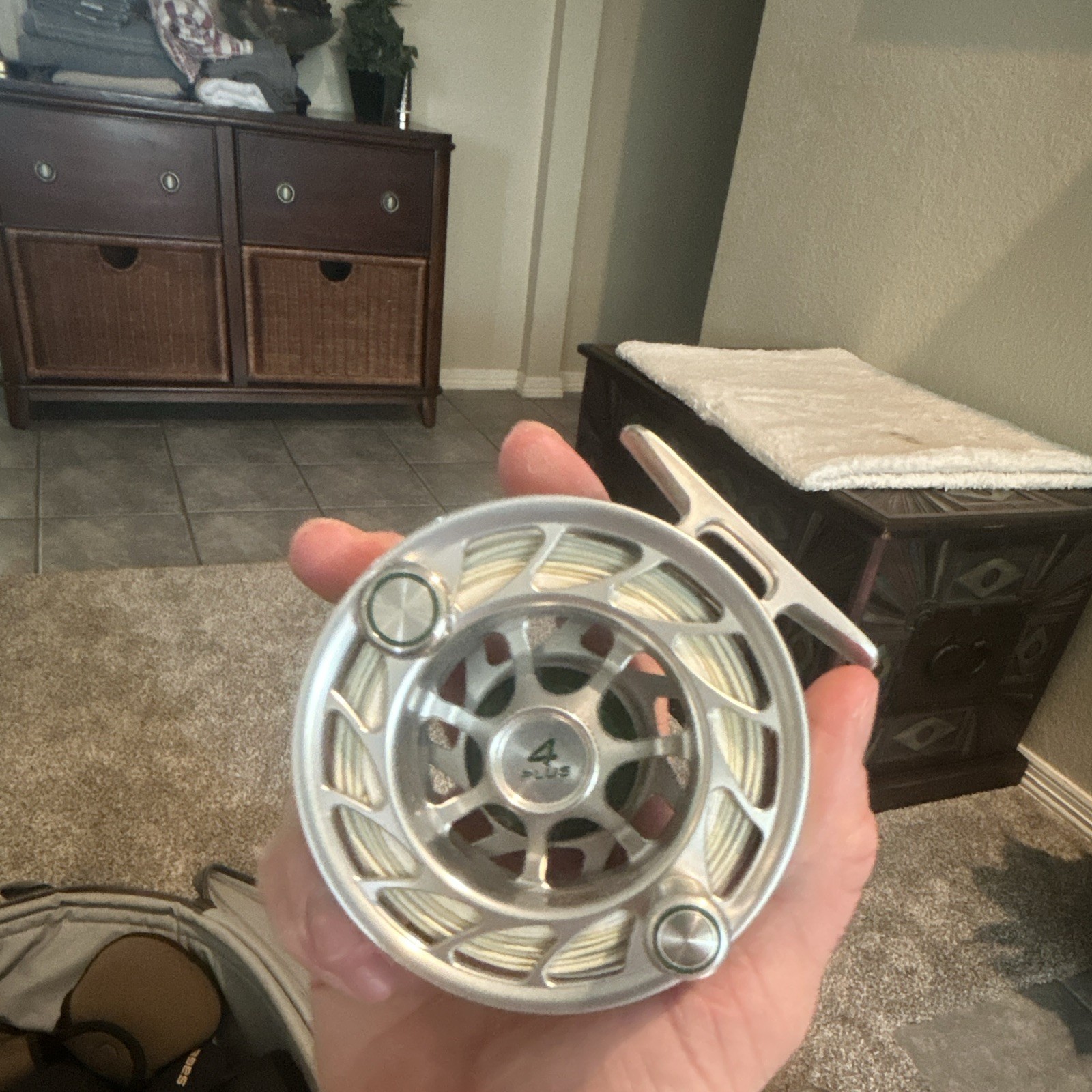 Hatch Silver Fly Fishing Reel Fly Reel Unisex Adults Pre-Spooled with Fly Line