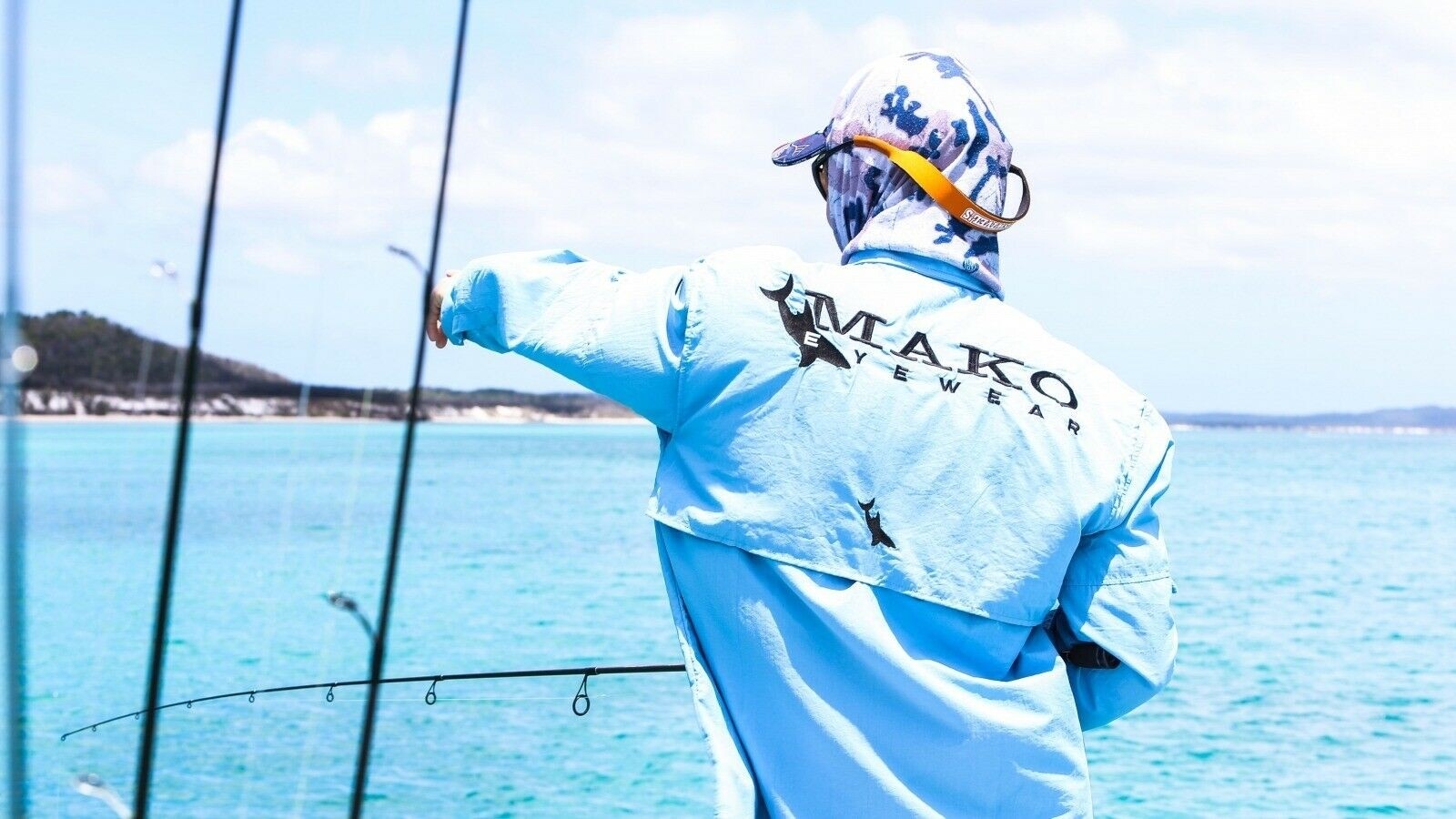 Mako ESCAPE – Blue Glass Mirror Sunglasses Fishing Polarised 9581MO1 G1HR6