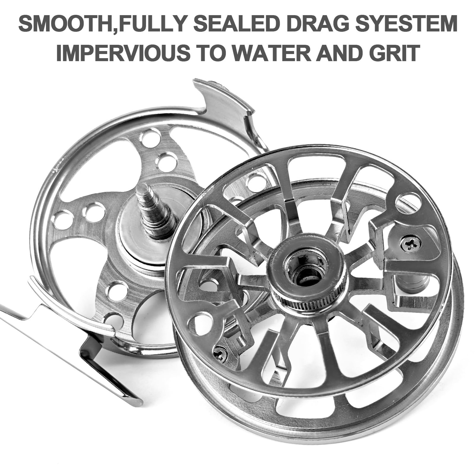FREE FISHER Fly Fishing Reel 2+1BB CNCmachined Aluminum Alloy Lightweight Fly…