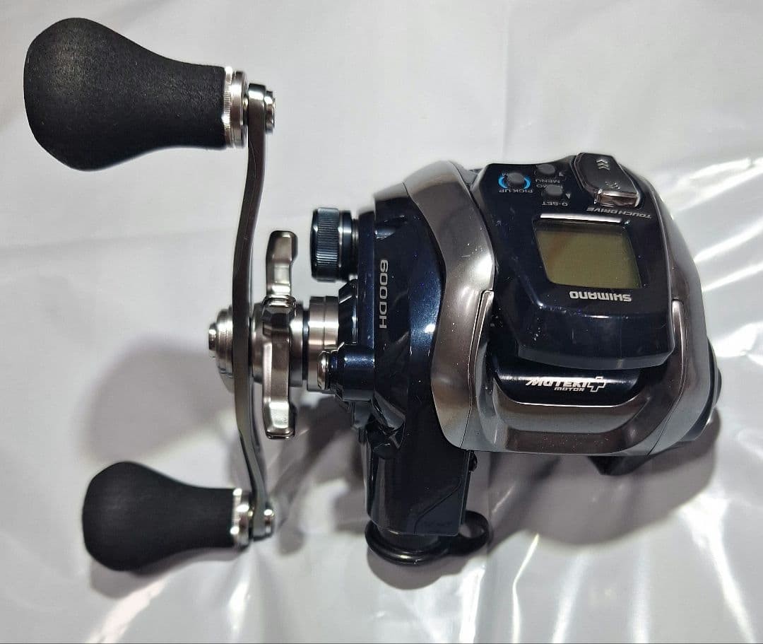 SHIMANO 18 ForceMaster 600DH Electric Reel Tested Working w/ Box Cable Japan