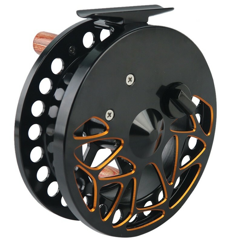 Center Pin Floating Fly Fishing Reel CNC Machine Cut Aluminum body Fly Reel