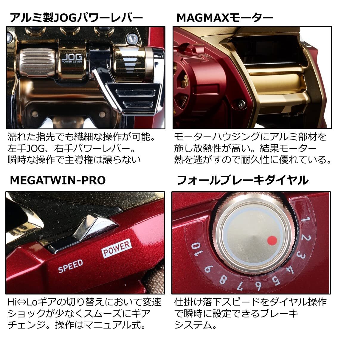Daiwa 22 SEABORG 500MJ-AT Right Handed Electric Reel English Display Saltwater