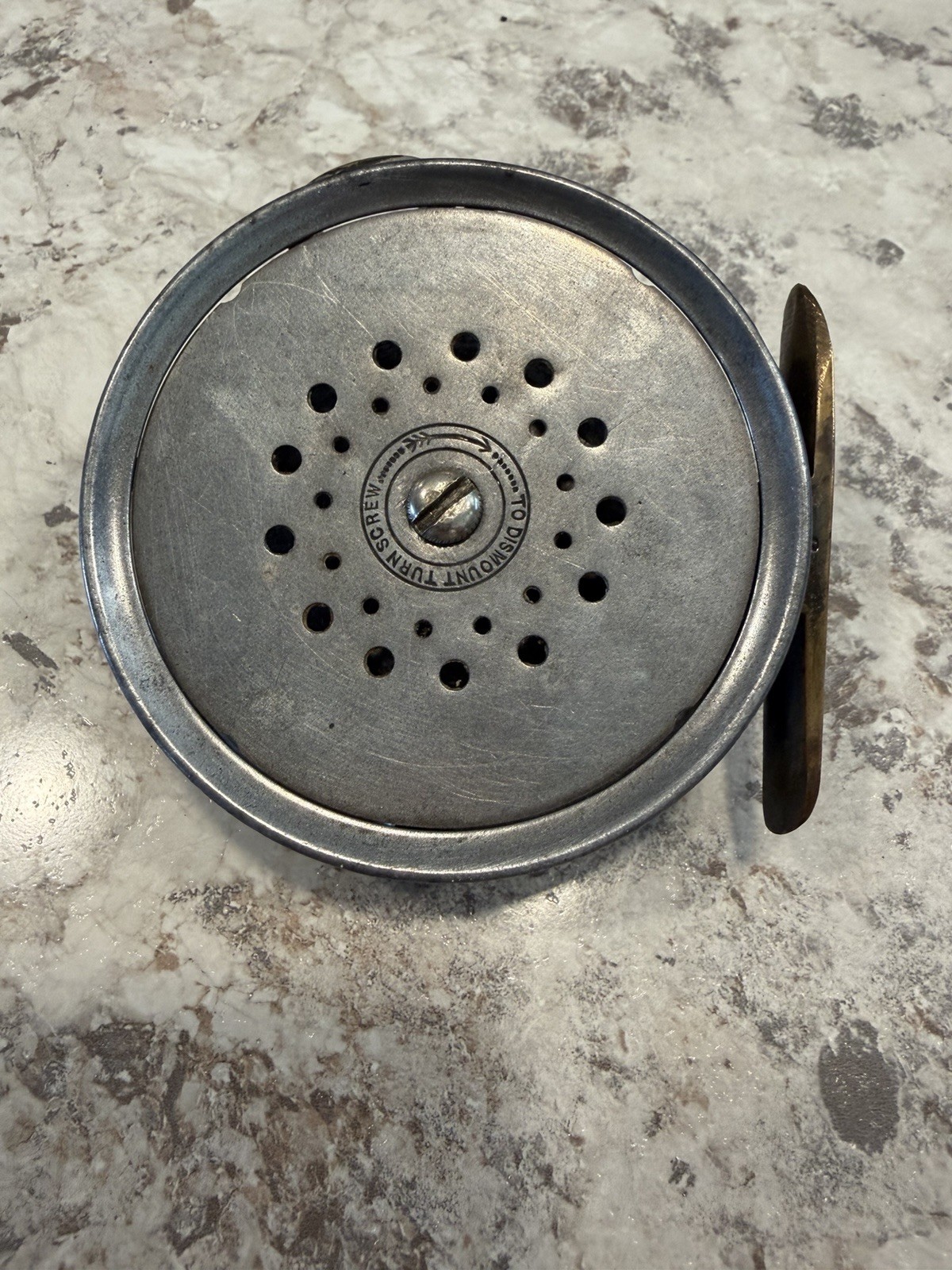 Hardy Perfect 1912 Check . 3 1/2in Narrow Body With Agate Line Guard. Pre War
