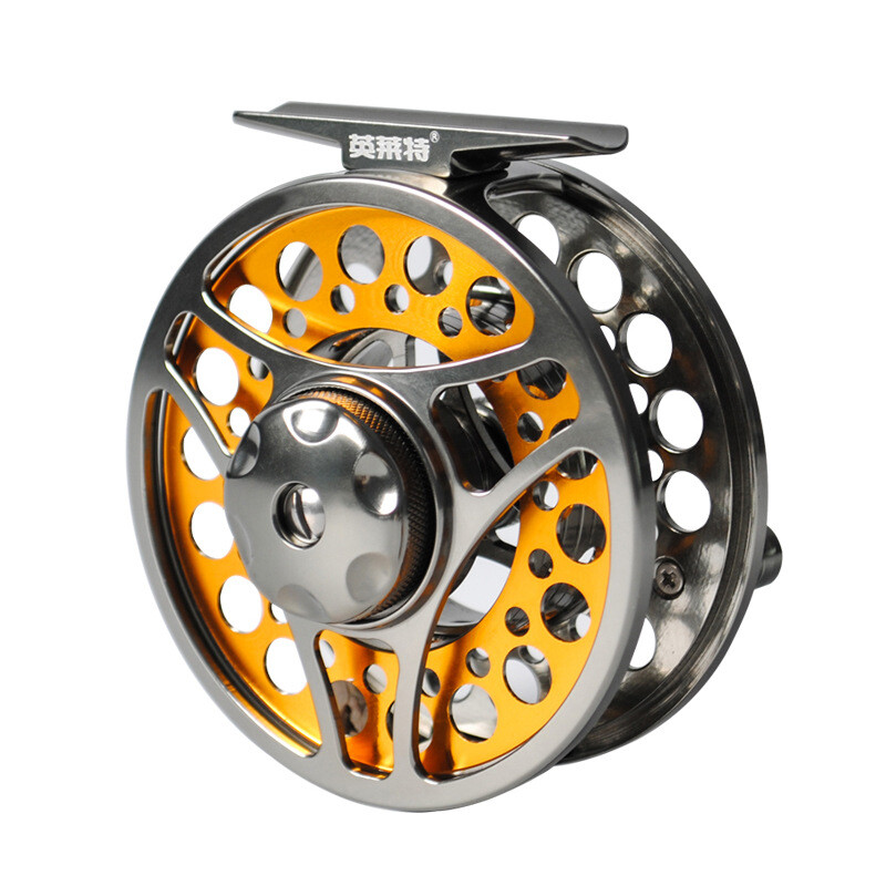 Fly Fishing Reel 5/6 Metal Aluminium Alloy Lightweight Ice Fishing Reel