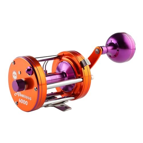 Albatross 6000 Catfish Reels, Conventional A: Right – Orange – Albatross 6000