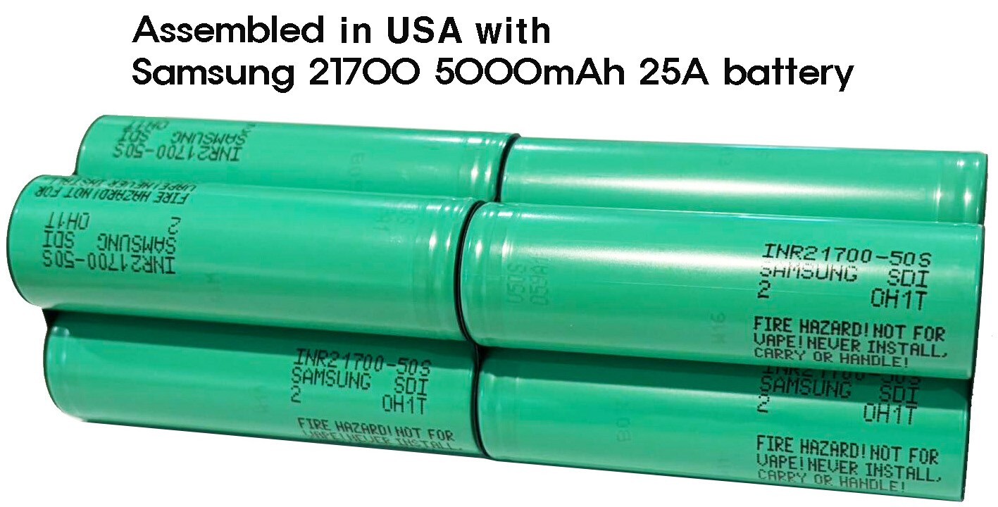 10000 mAh Fishing Reel Battery for Daiwa/Shimano Electric reels Assembled in USA