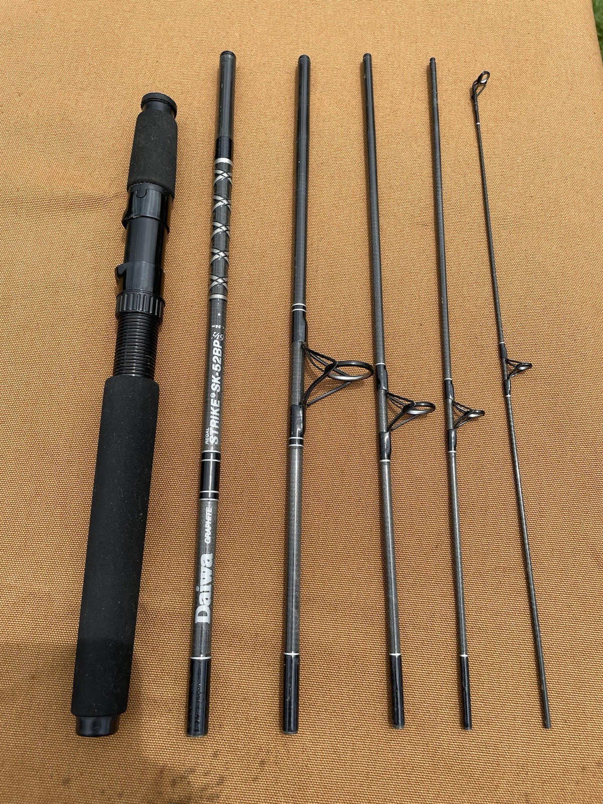 Daiwa Strike SK-52BP Graphite Fly Rod 6pc Break Down. 6 1/2ft