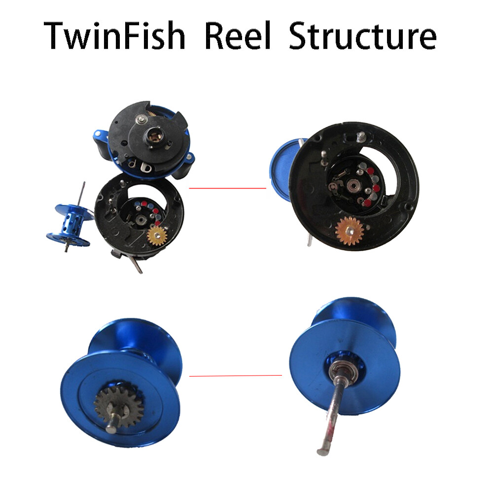 TwinFish Trolling Reel Saltwater Round Jigging Fishing Reel Right Left Hand OC20