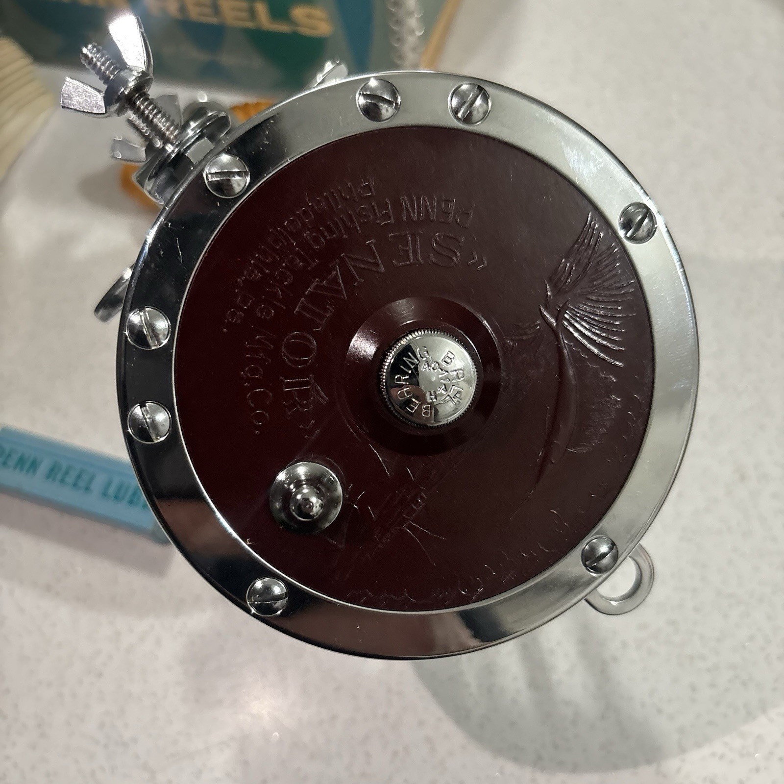 Vintage Penn 114H 6/0 Senator Hi-Gear Ratio Fast 2.8:1 Reel with Box New