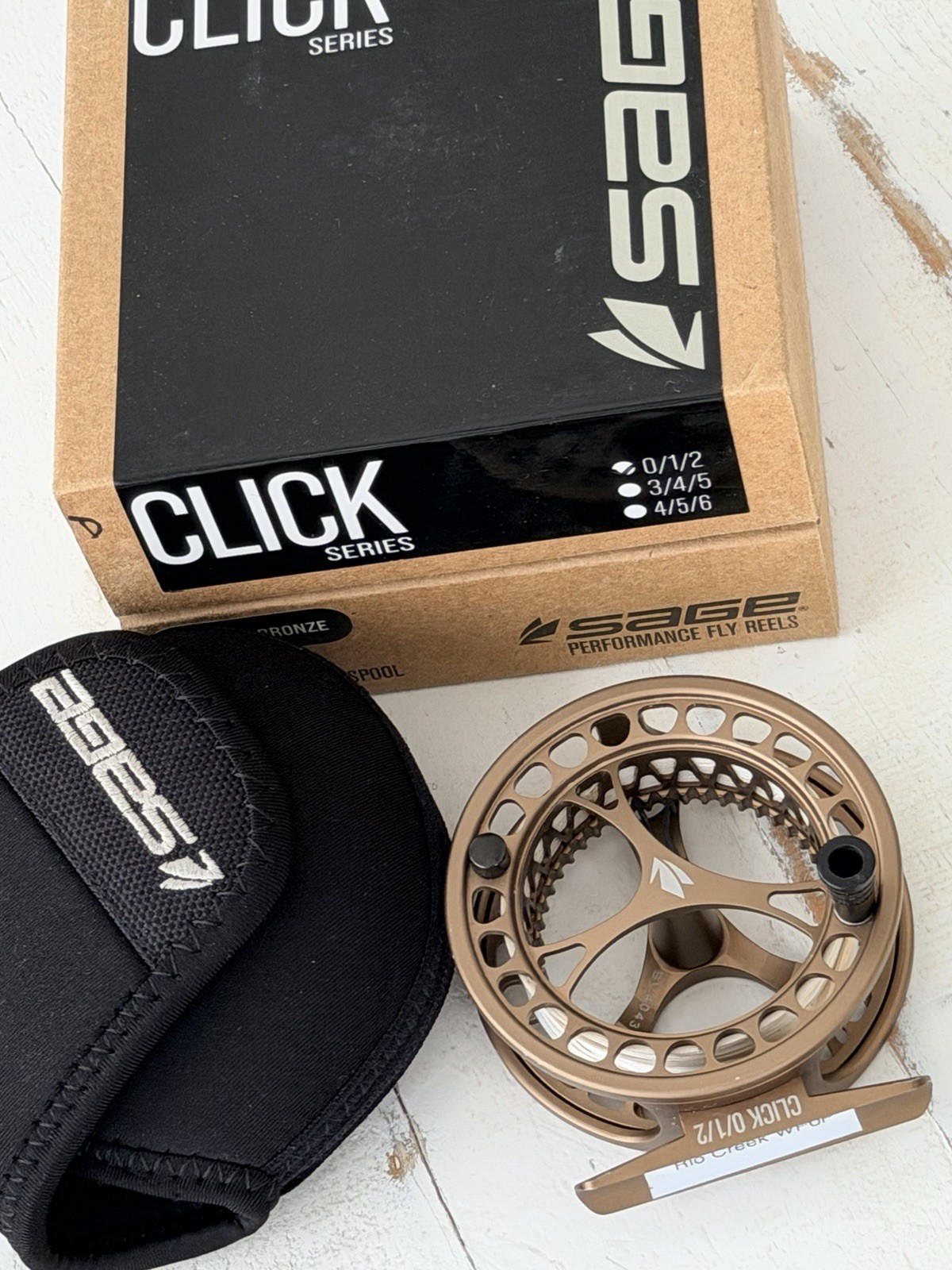 **BEAUTIFUL** 🔥SAGE CLICK 0/1/2wt Fly REEL🔥~LQQK~