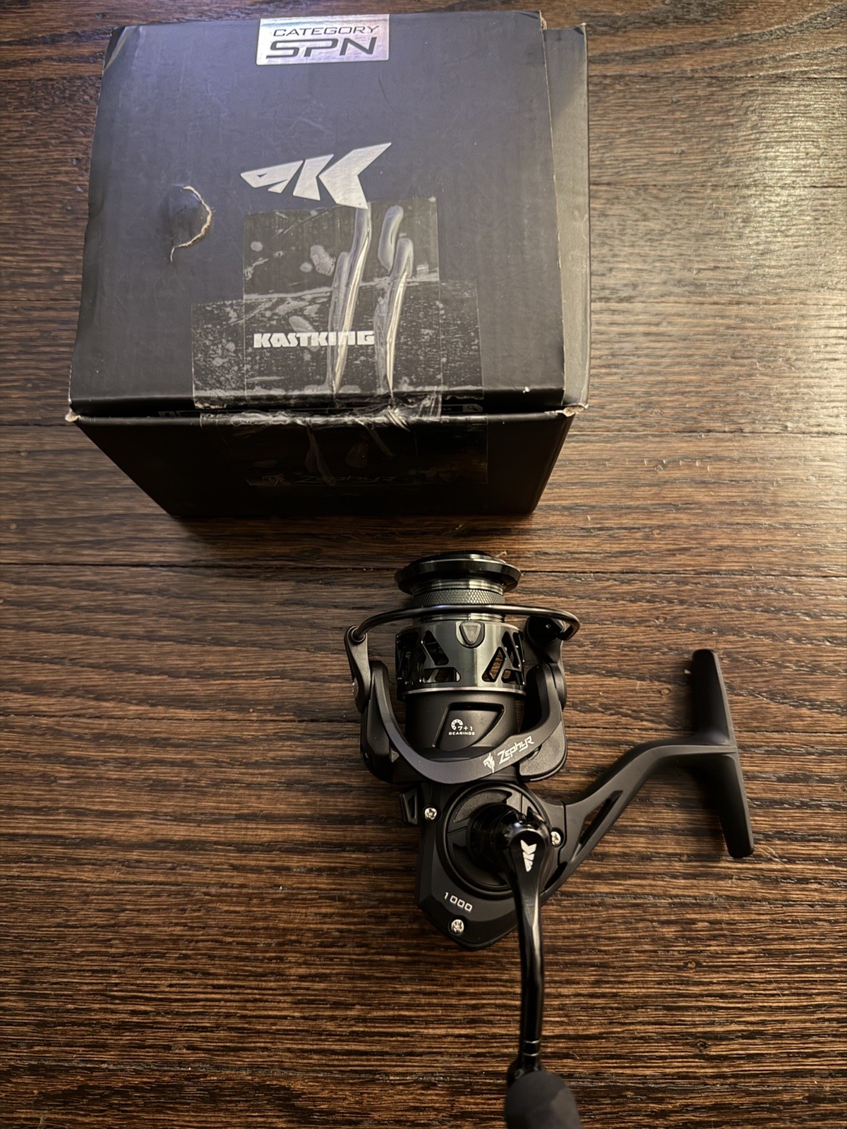 KastKing Zephyr 1000 Spinning Fishing Reel Black