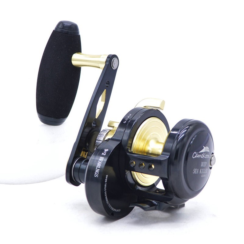 300 Size Light Jigging fishing Conventional Reel 70LB Max Drag Power Right Hand