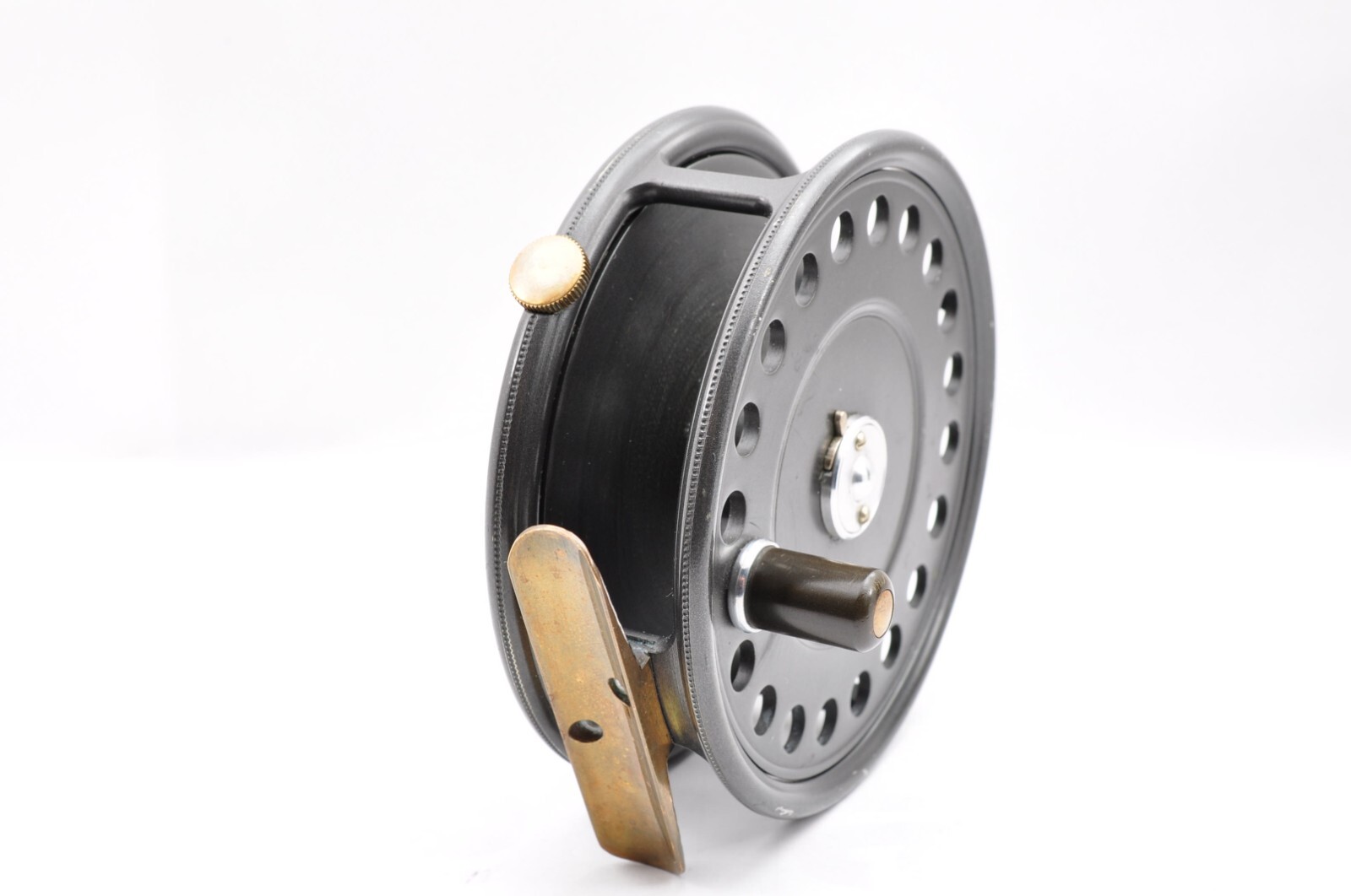 Hardy Bros. LTD „The St Jhon“ 3-7/8 Gray Box Bag Used Fly Reel Fishing Japan