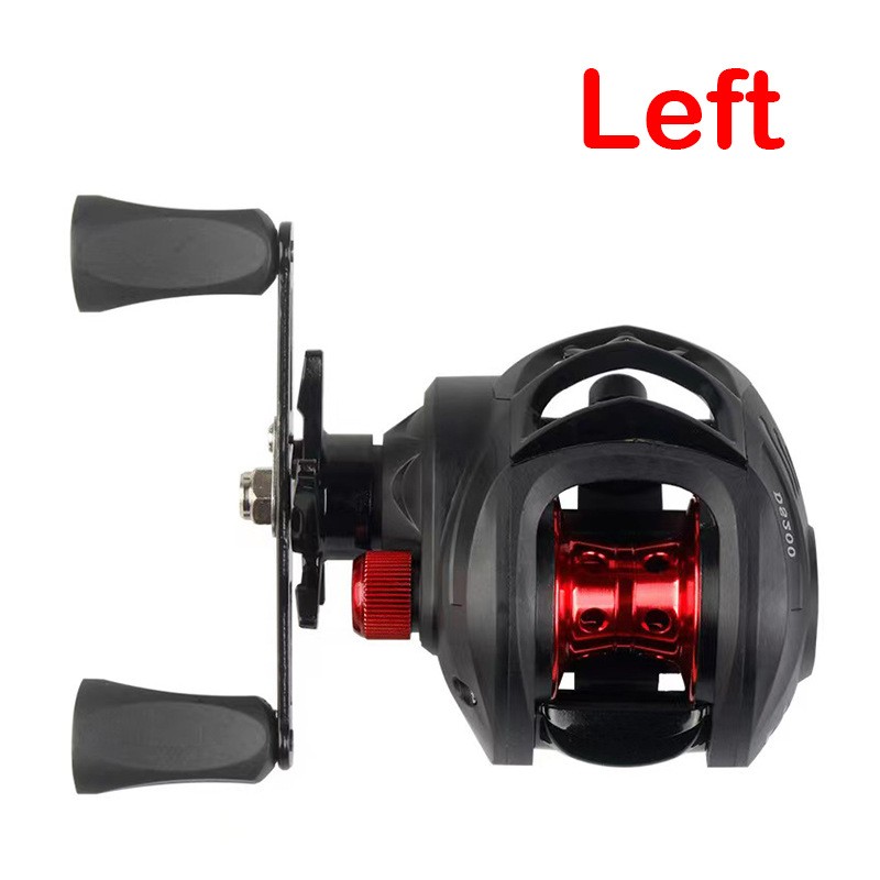 Lightweight Baitcasting Fishing Reel 18+1BB 7.2:1 Gear Ratio Metal Wire Cup