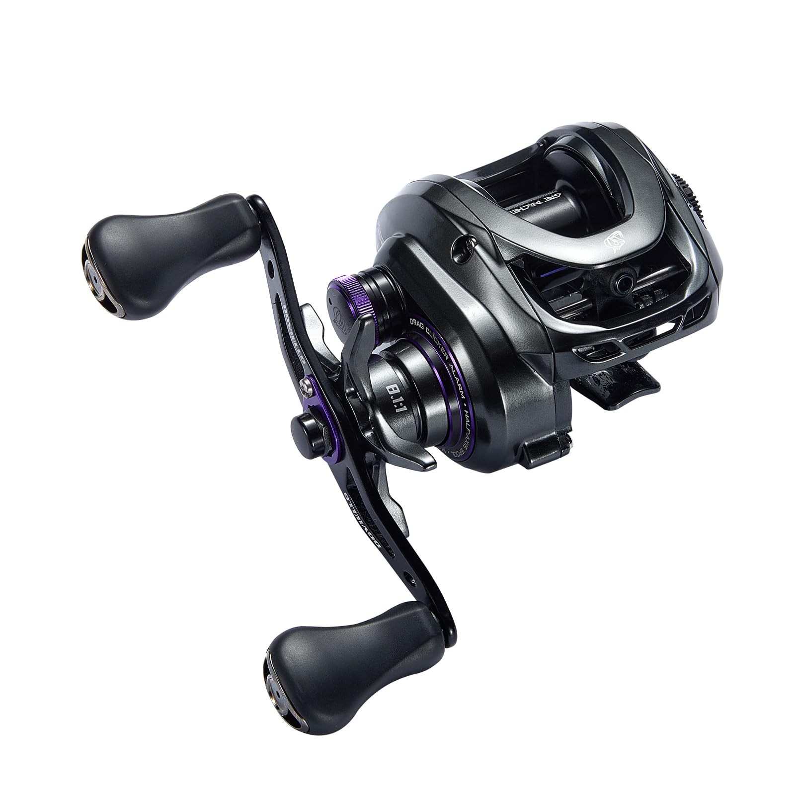 GKA200 Baitcasting Fishing Reel – 7.1:1/8.1:1 High-Speed Gear Ratio, 20LB Carbon