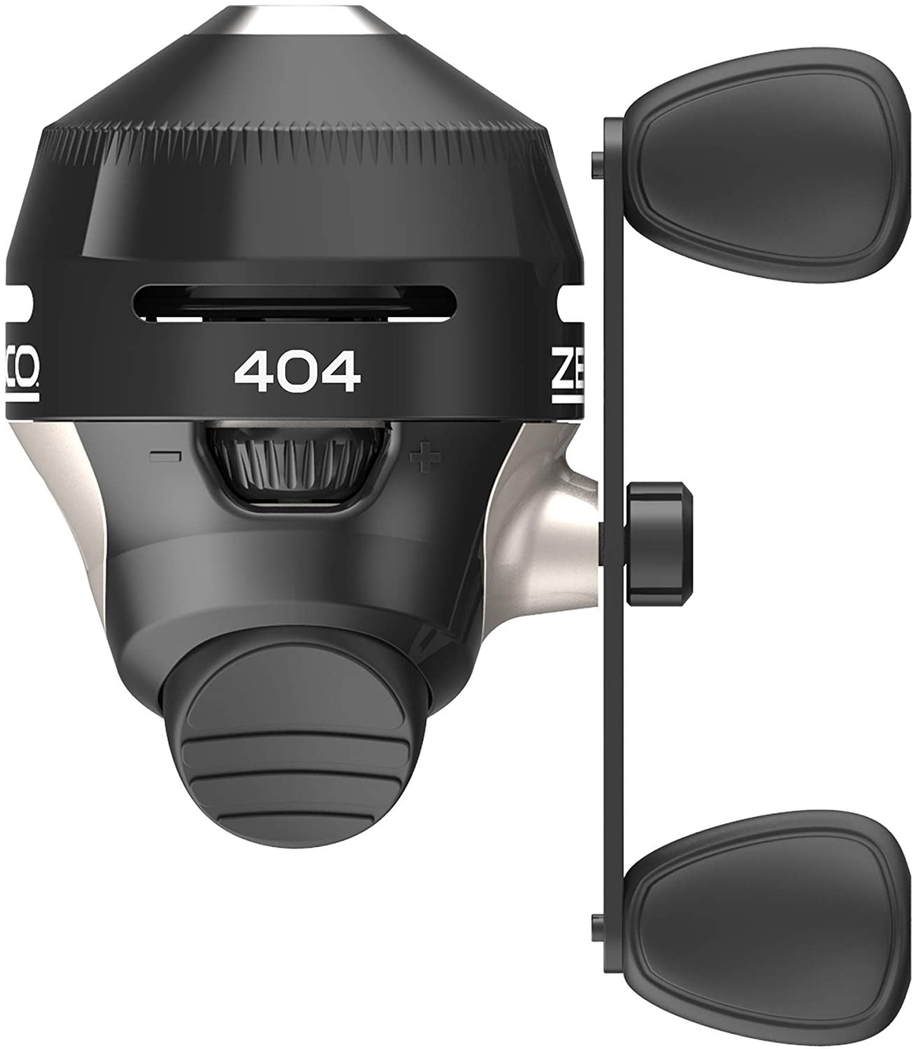 404 Spincast Fishing Reel,Built-In Bite Alert, Durable All-Metal Gears, Stainles
