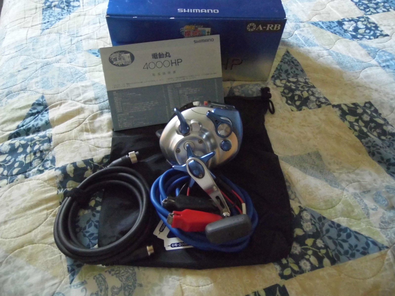 Shimano DendouMaru 4000 Electric Fishing Reel Tested W/Factory Box Made In Japan
