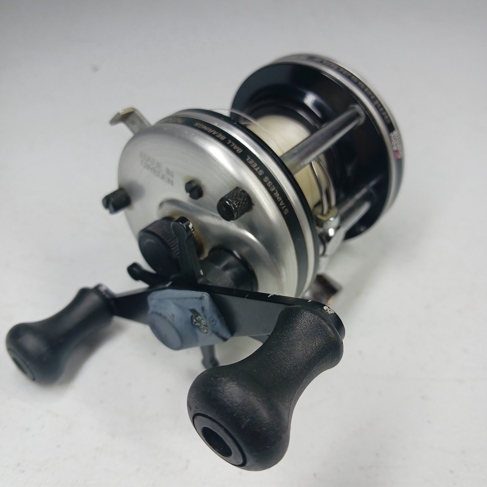Vintage Abu Garcia ambassadeur 5500 C Silver Fishing Baitcaster Reel Sweden Rt