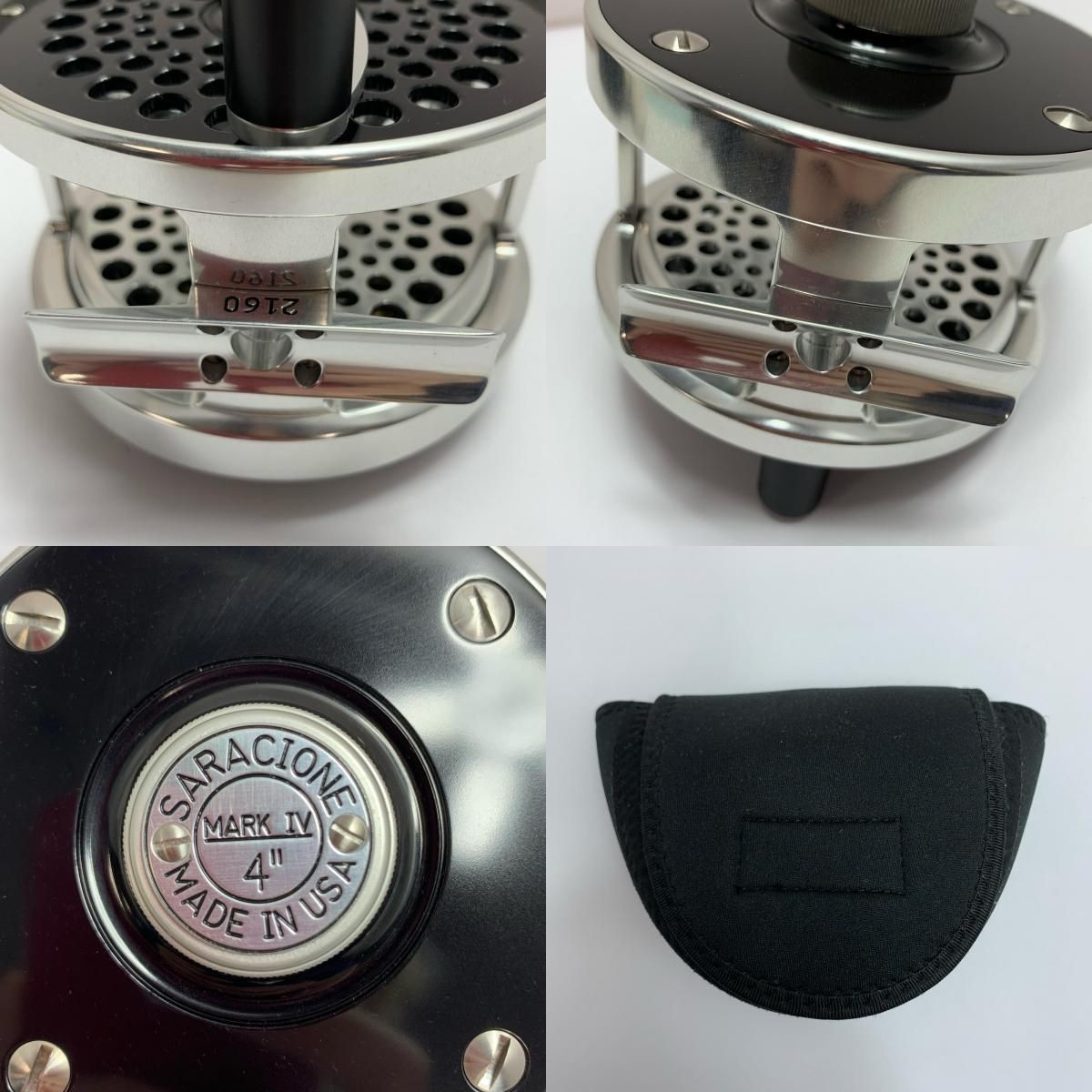 Salascione Mark IV Fly Fishing Reel Right Hand Retrieve Smooth Drag Case
