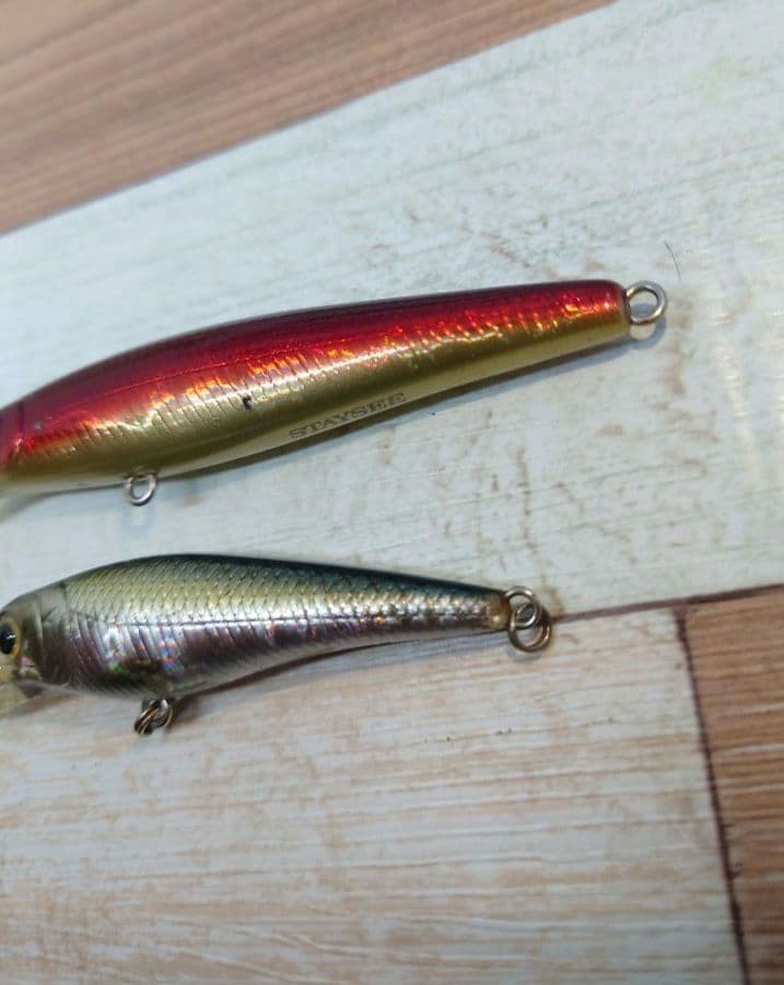 Lucky Craft Baby Shad 60SP Stacey 80 Minnow Lure Used