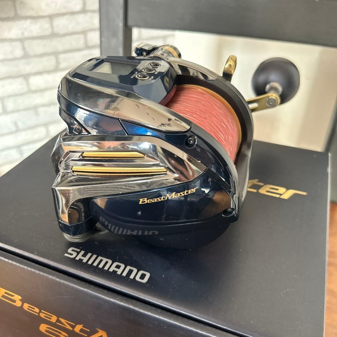 Shimano 19 Beastmaster Beast master 6000 Electric Reel From Japan Used w/Cable