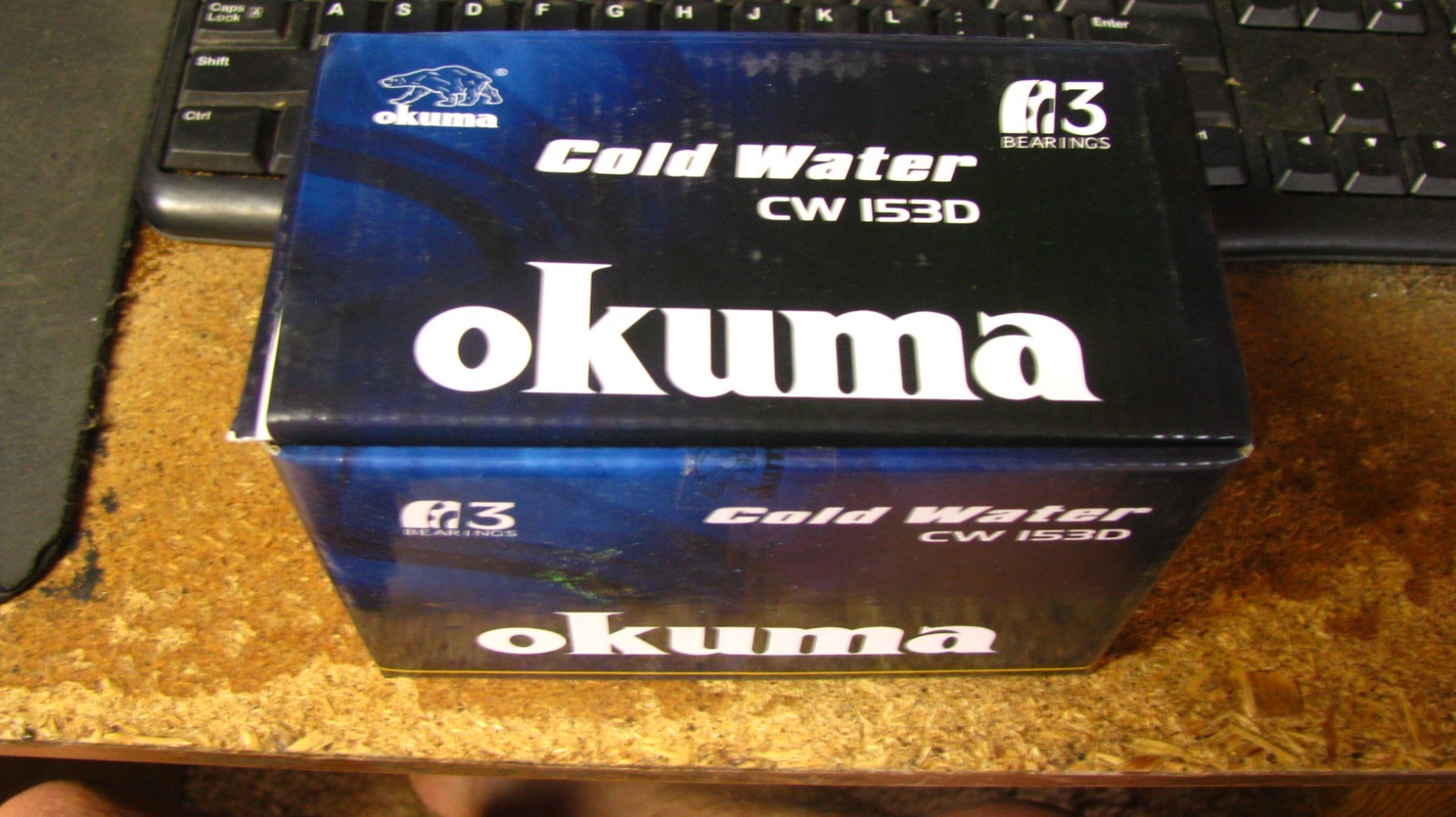 Okuma „coldwater“ linecounter reel, nib, 3 bearings, CW153D, free shipping