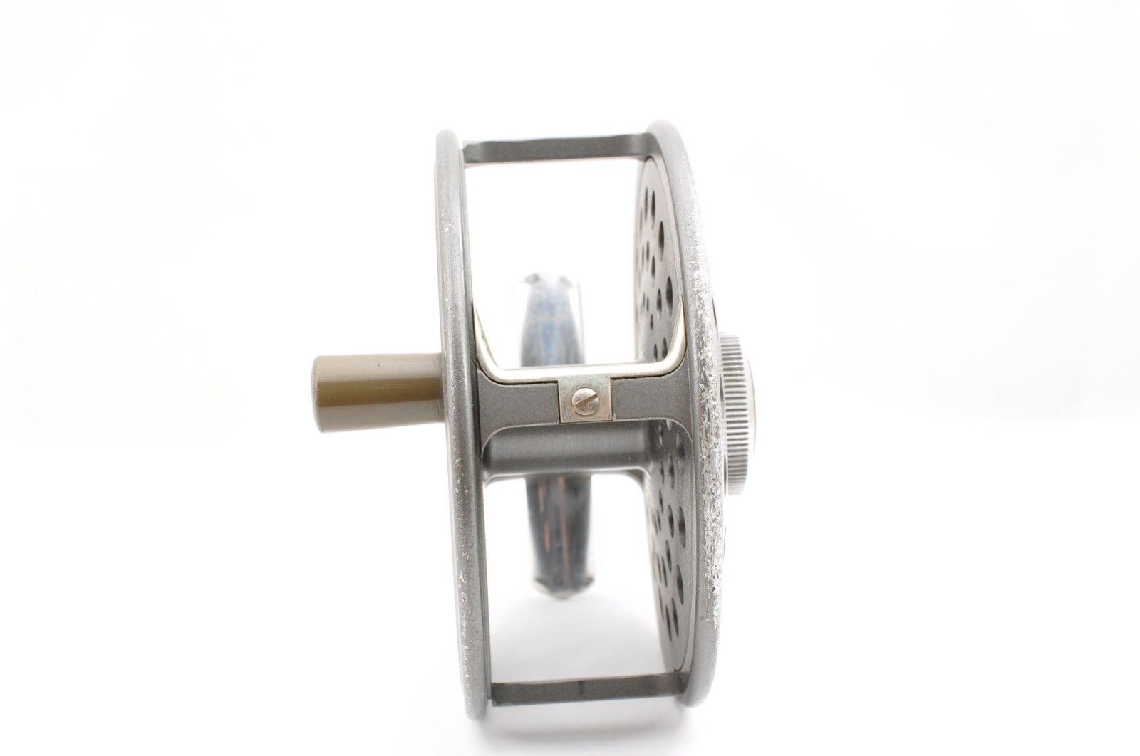 Hardy J.L.H. Salmon 101mm 41mm Line #8-9 Silver Used Fly Reel Fishing Japan