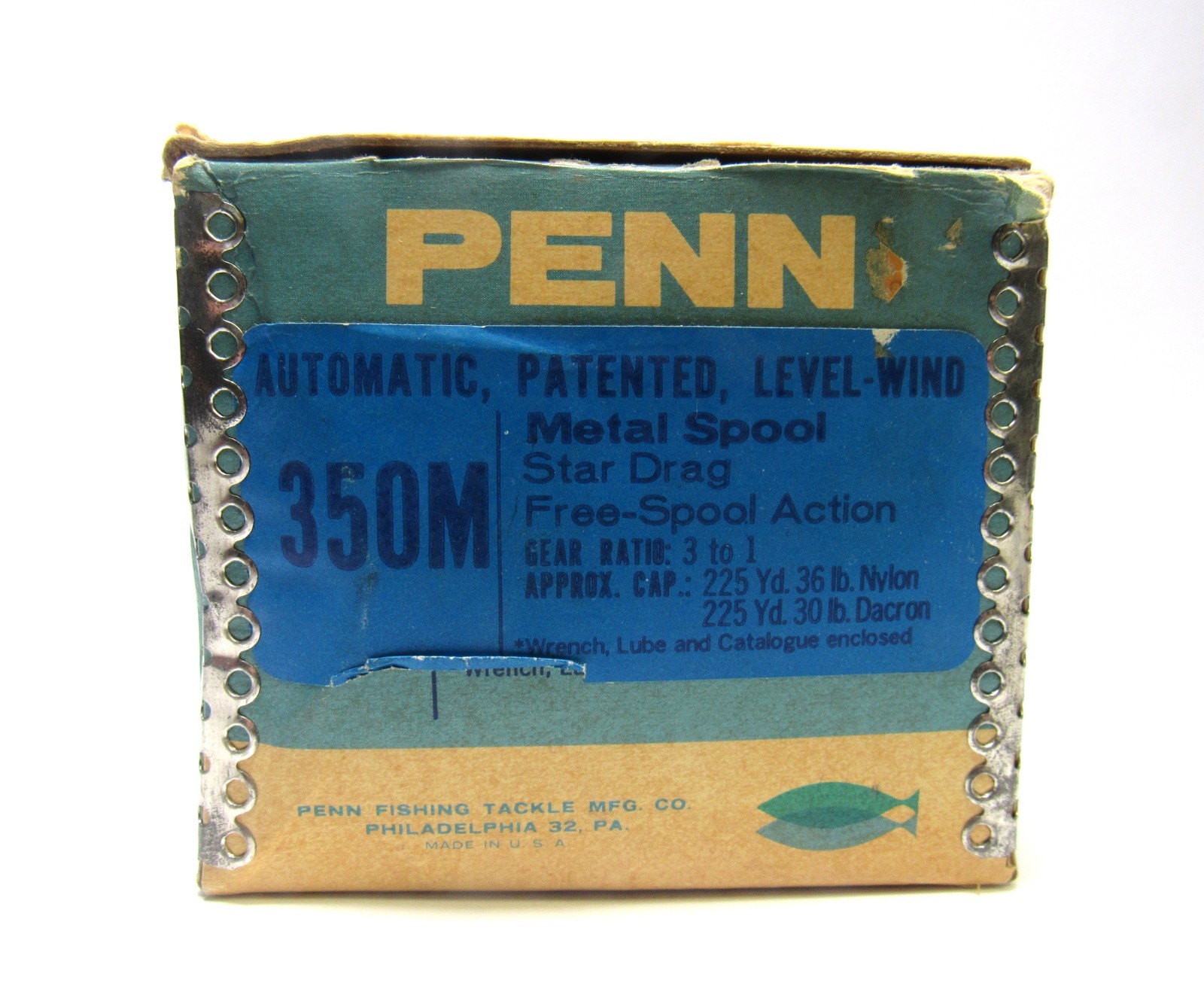 PENN REELS Automatic Patented Level-Wind Metal Spool Star Drag 350M