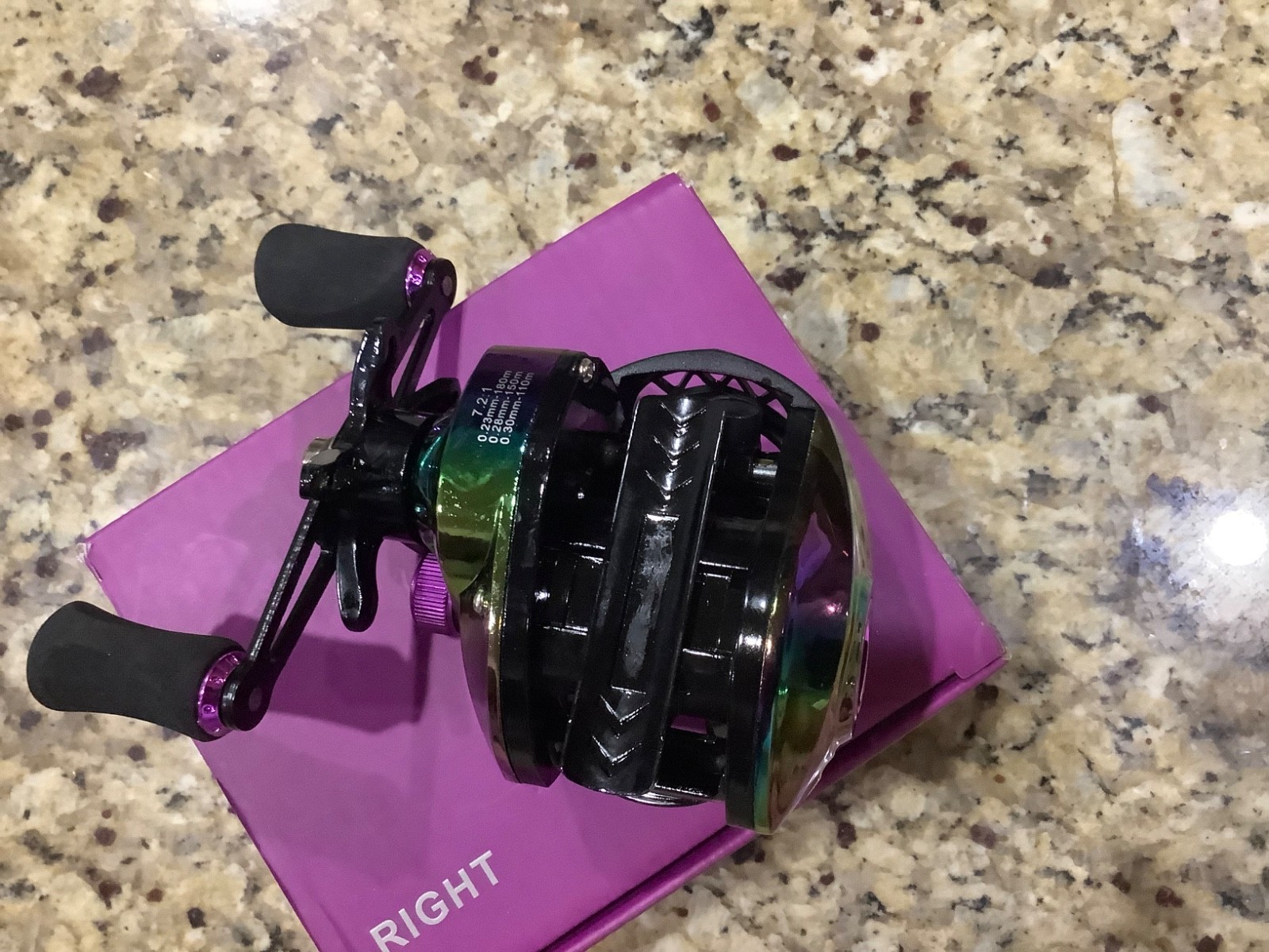 baitcasting fishing reel, 19+1 ball bearing. instant anti reverse