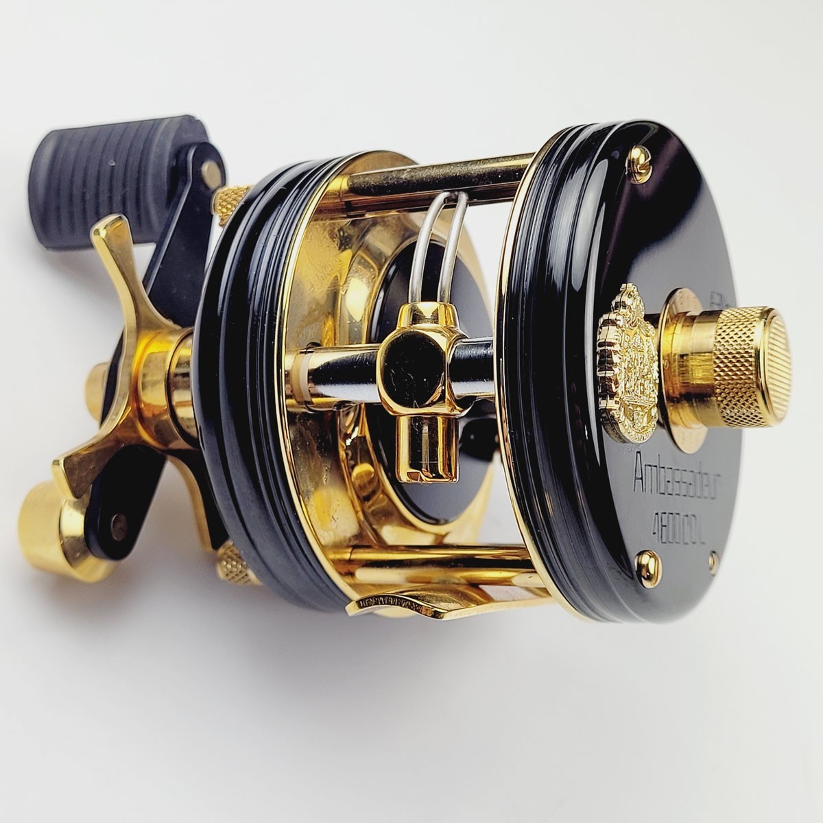 Abu Ambassadeur 4600 CDL Reel new no box 24kt gold plated
