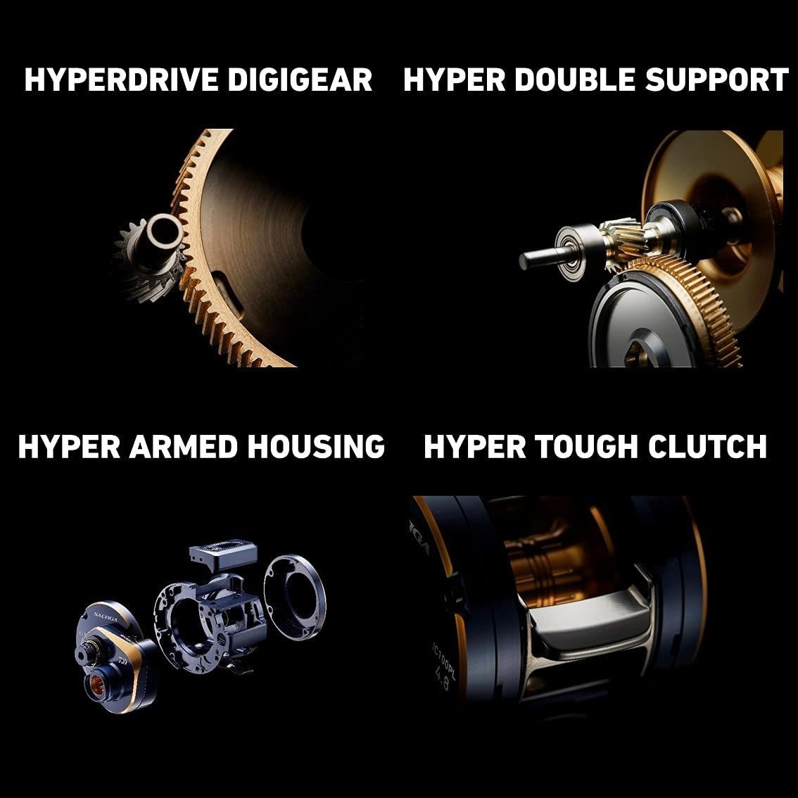 DAIWA 21 Saltiga IC 100/100P-DH/300/300H-SJ Right Handle Model