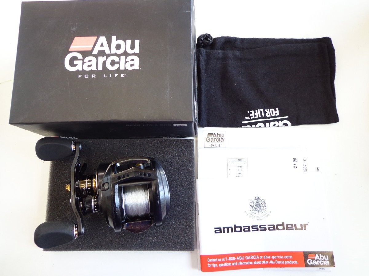 Abu Garcia Revo LTX-L SHS Left Baitcasting Reel 152g/6.3oz Used, Series