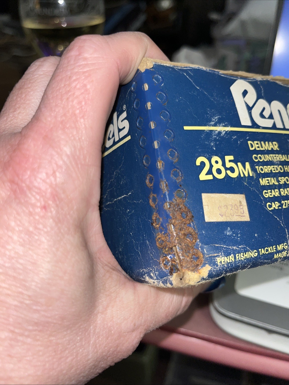 Vintage Penn Delmar No. 285M Fishing Reel Bakelite Side Plates USA Parts Only